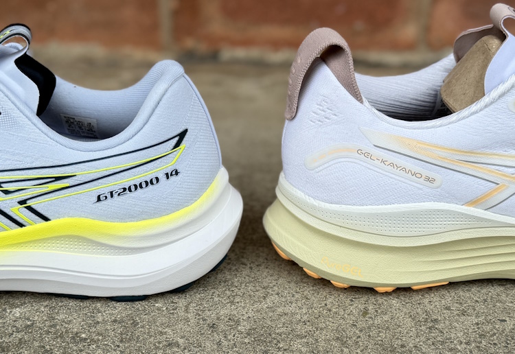 ASICS GT 2000 14 vs Kayano 32 Heel Stack ASICS GT 2000 14 vs Kayano 32 Heel Stack