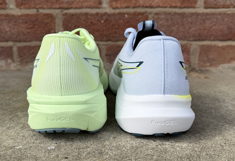 ASICS GT 2000 15 and GT 2000 14 - Heel ASICS GT 2000 15 and GT 2000 14 - Heel