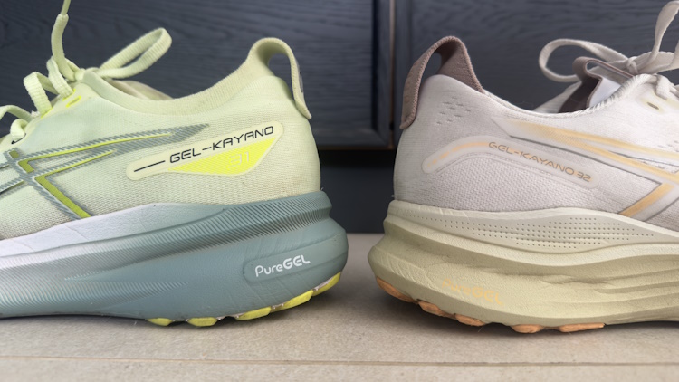 ASICS Gel Kayano 32 vs 31 Heels 1 ASICS Gel Kayano 32 vs 31 Heels 1