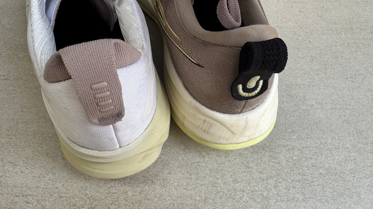 ASICS Gel Kayano 32 vs Cumulus 27 Heel Tabs ASICS Gel Kayano 32 vs Cumulus 27 Heel Tabs