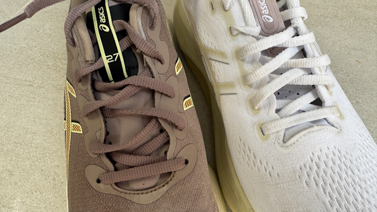 ASICS Gel Kayano 32 vs Cumulus 27 Laces ASICS Gel Kayano 32 vs Cumulus 27 Laces