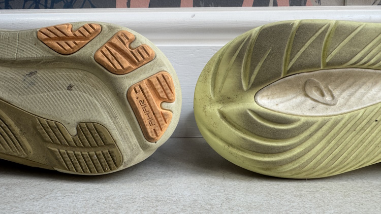 ASICS Gel Kayano 32 vs Cumulus 27 Outsole heels Close ASICS Gel Kayano 32 vs Cumulus 27 Outsole heels Close