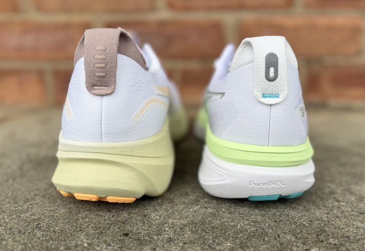 ASICS Kayano 32 & Kayano 33 Heel