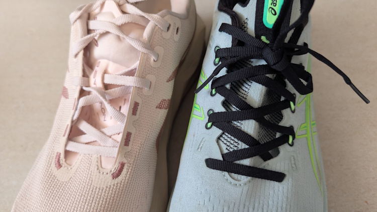 ASICS Novablast 6 vs Nimbus 28 - Laces ASICS Novablast 6 vs Nimbus 28 - Laces