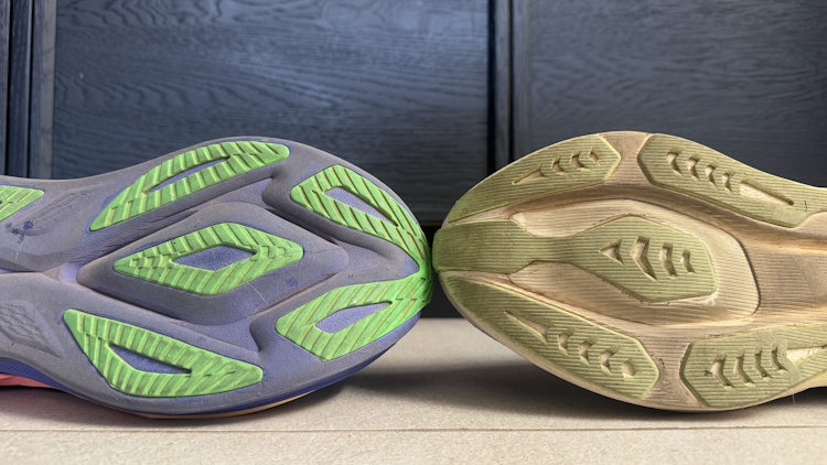 ASICS Novablast 6 and Superblast 3 - Outsole Forefoot