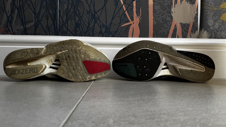 Adidas Boston 13 vs Adidas Adios Pro 4 Outsole Wide Adidas Boston 13 vs Adidas Adios Pro 4 Outsole Wide