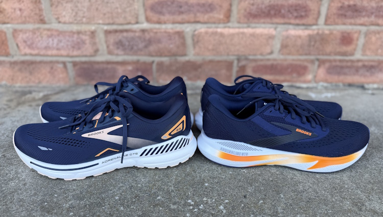 Adrenaline GTS 23 vs 24 Midsole Adrenaline GTS 23 vs 24 Midsole