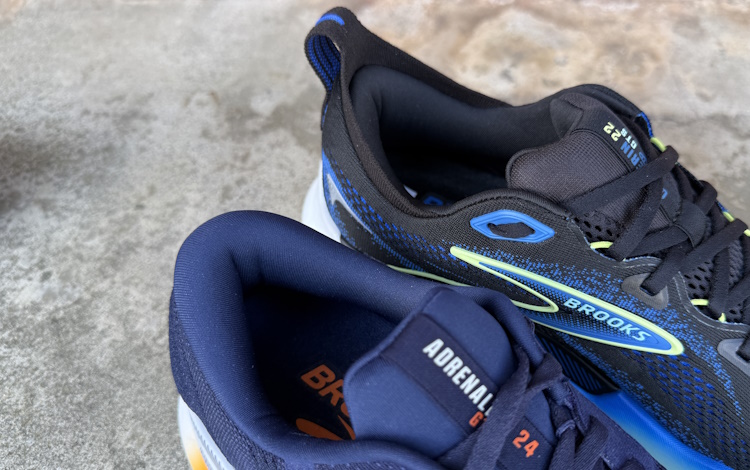 Adrenaline GTS 24 vs Glycerin 22 Heel Collar Adrenaline GTS 24 vs Glycerin 22 Heel Collar