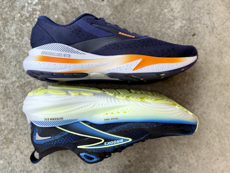 Adrenaline GTS 24 vs Glycerin 22 Midsole Adrenaline GTS 24 vs Glycerin 22 Midsole