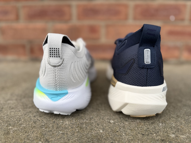 Adrenaline GTS 25 vs Glycerin GTS 23 Heel Rear