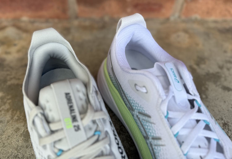 Adrenaline GTS 25 and  Kayano 33 - Heel Collar