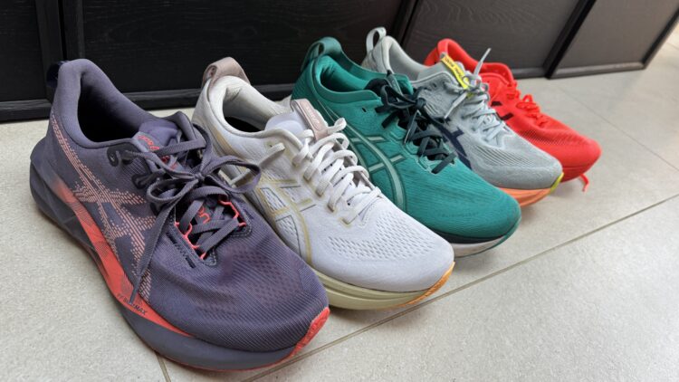 ASICS Nimbus 27, Kayano 32, Novablast 5, Superblast 2, Metaspeed Sky