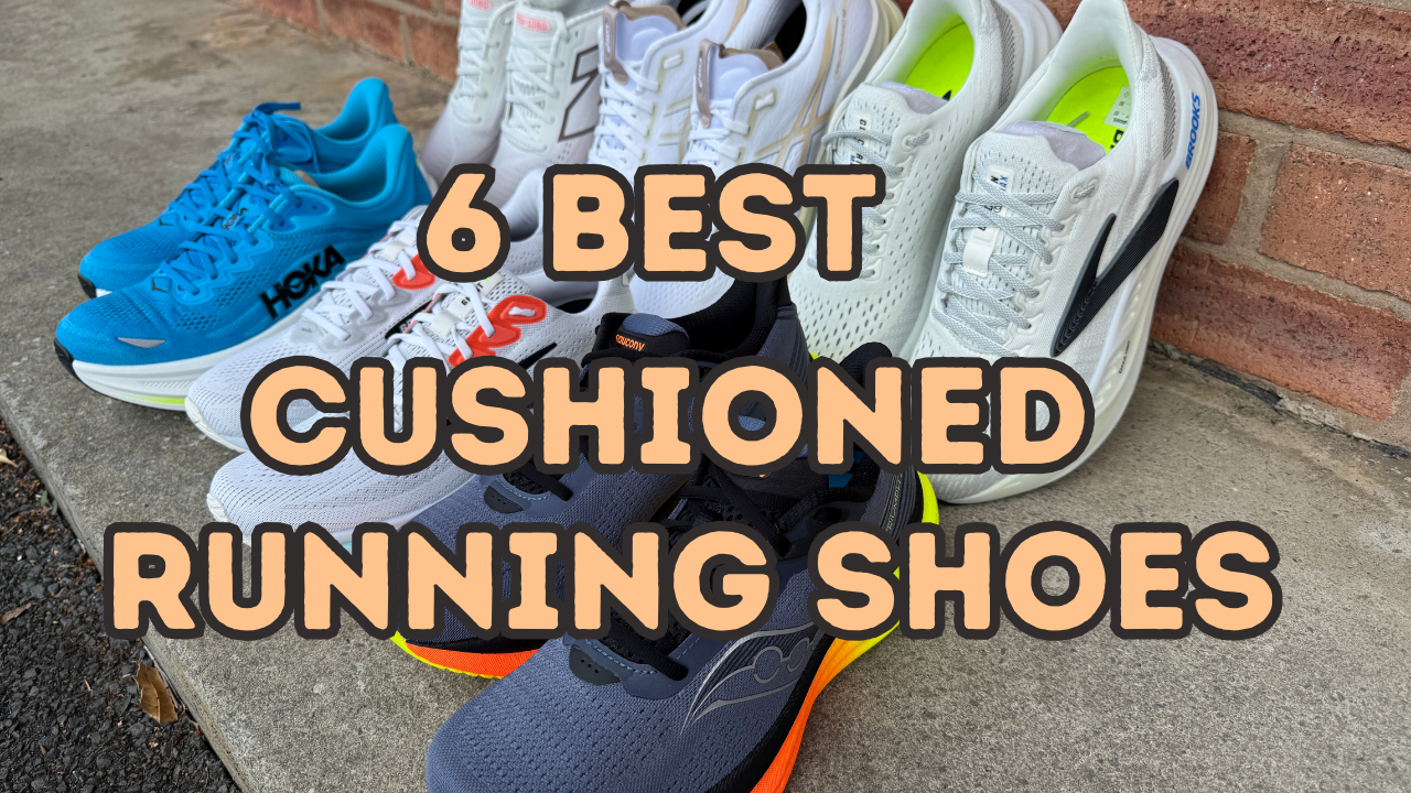 cushioned running shoes