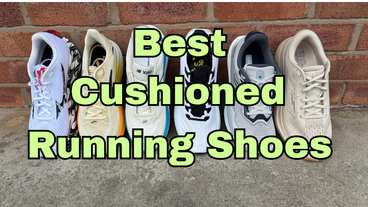 cushioned running shoes