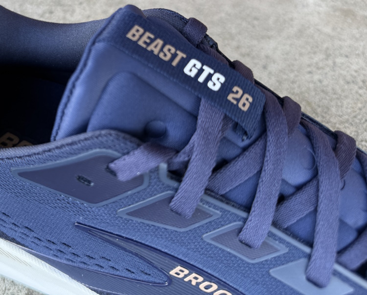 Brooks Beast GTS 26 Tongue Lacing