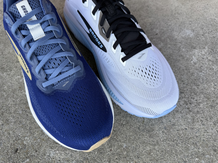 Brooks Ghost 17 vs 18 Toe Box