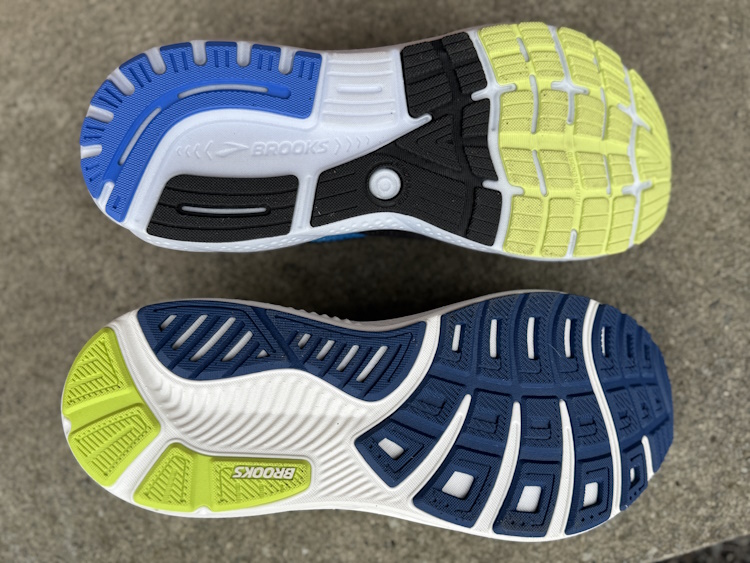 Ghost 16 vs Ghost 17 Outsole