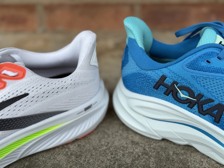 Ghost 17 vs Clifton 10 Heel Collar