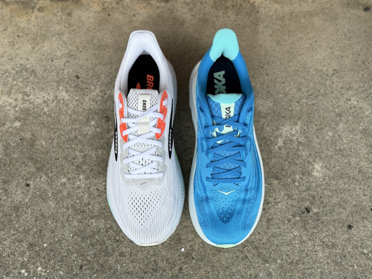 Ghost 17 vs Clifton 10 Toe Box