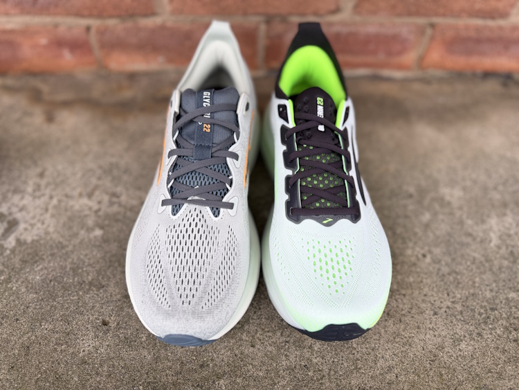 Glycerin 22 vs 23 Toe Box