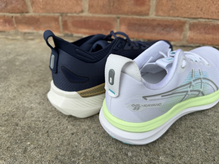 Glycerin GTS 23 and Gel Kayano 33 - Heel