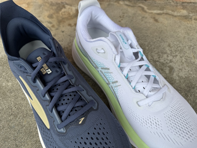 Glycerin GTS 23 and Gel Kayano 33 - Lacing