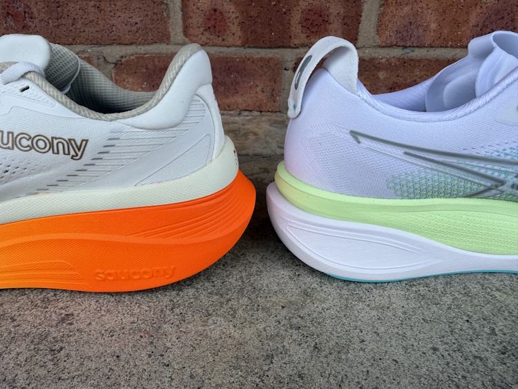 Guide 19 and Kayano 33 - Heel Stack