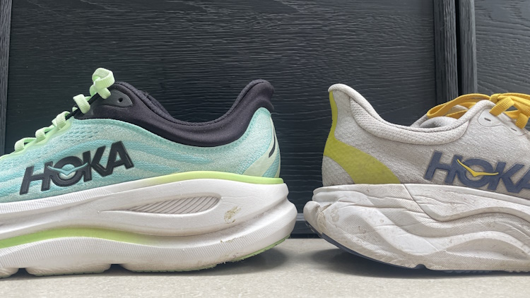 HOKA Arahi 8 vs Bondi 9 HEELS