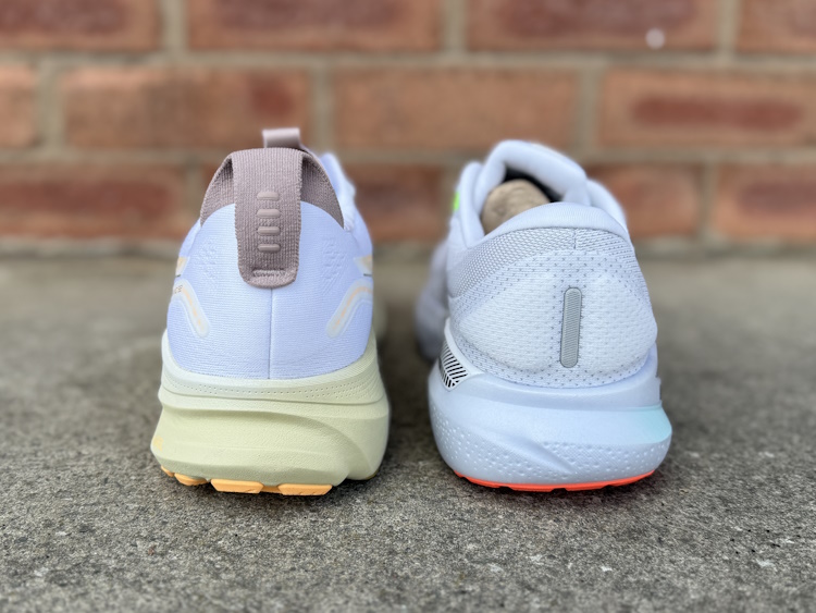 Kayano 32 vs Adrenaline GTS 24 Heel Back