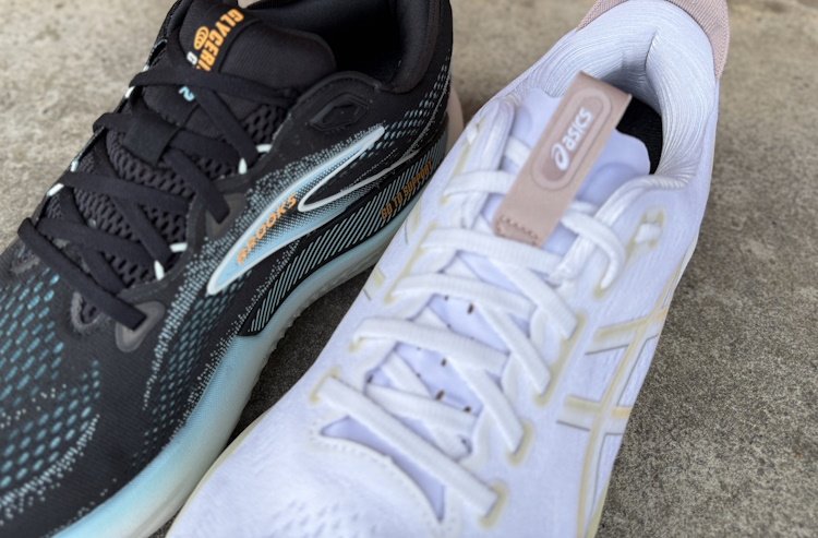 Kayano 32 vs Glycerin GTS 22 Lacing