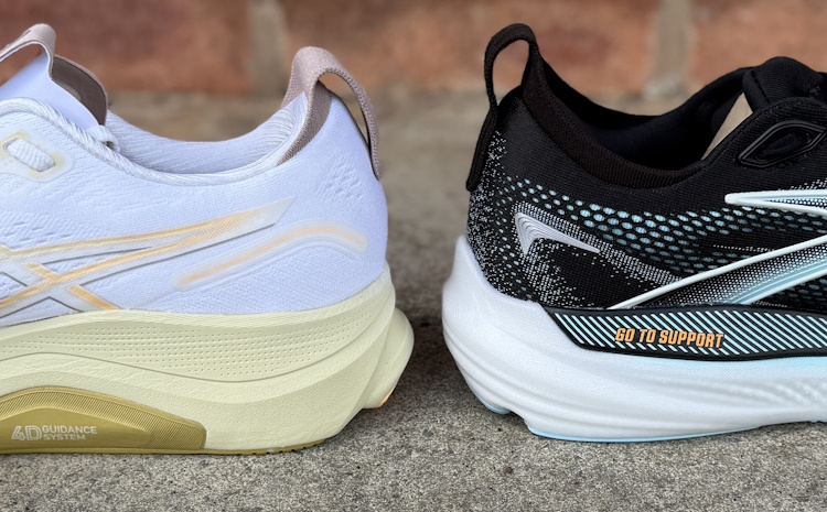 Kayano 32 vs Glycerin GTS 22 Stack Height