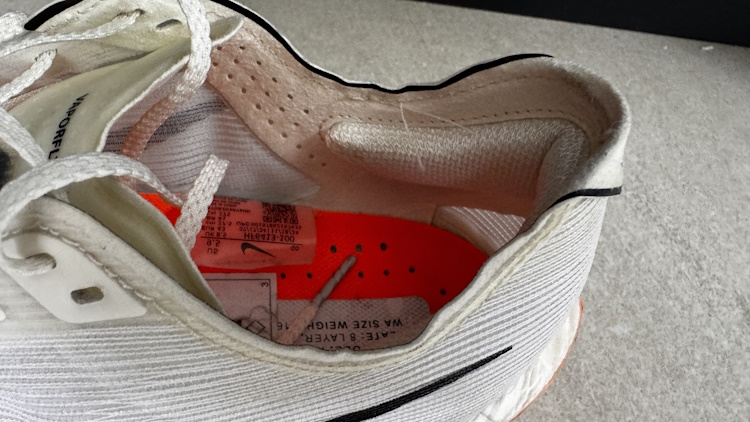 Nike Vaporfly 4 Heel Collar