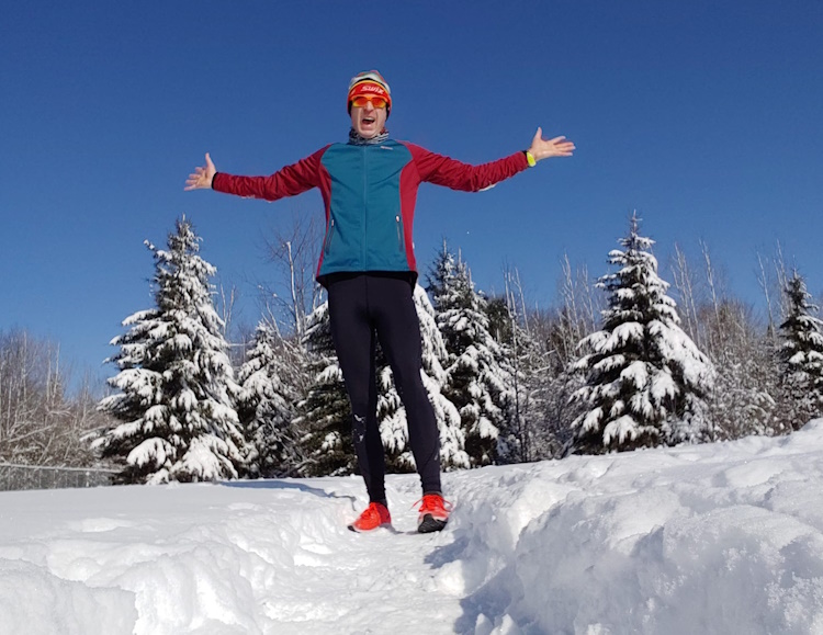 Noel Running In Winter Noel Running In Winter