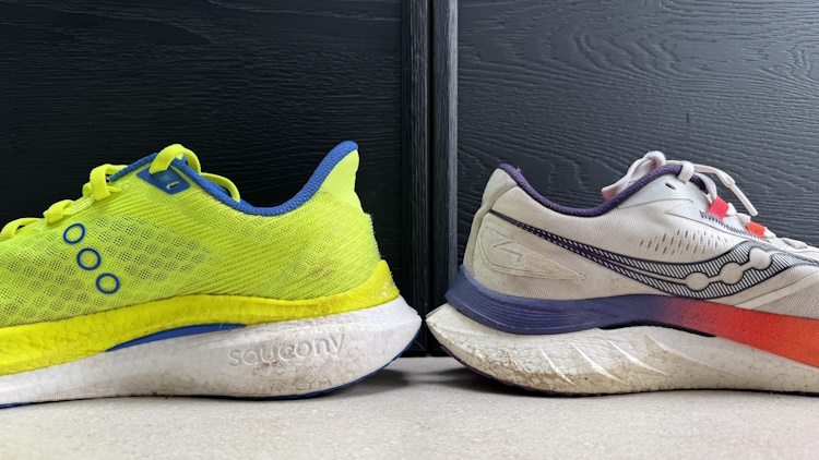 Saucony Endrphin Speed 5 vs 4 Heels Saucony Endrphin Speed 5 vs 4 Heels