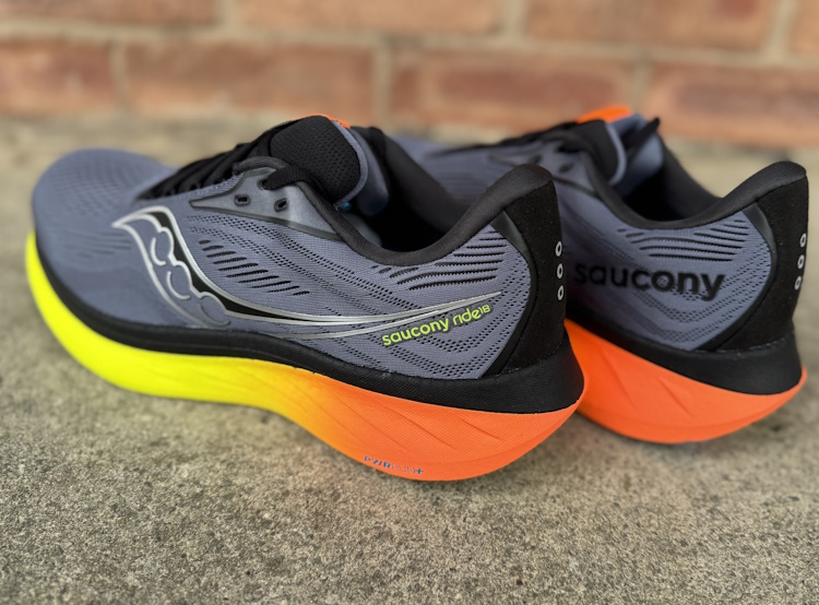 Saucony Ride 18 Heel Side